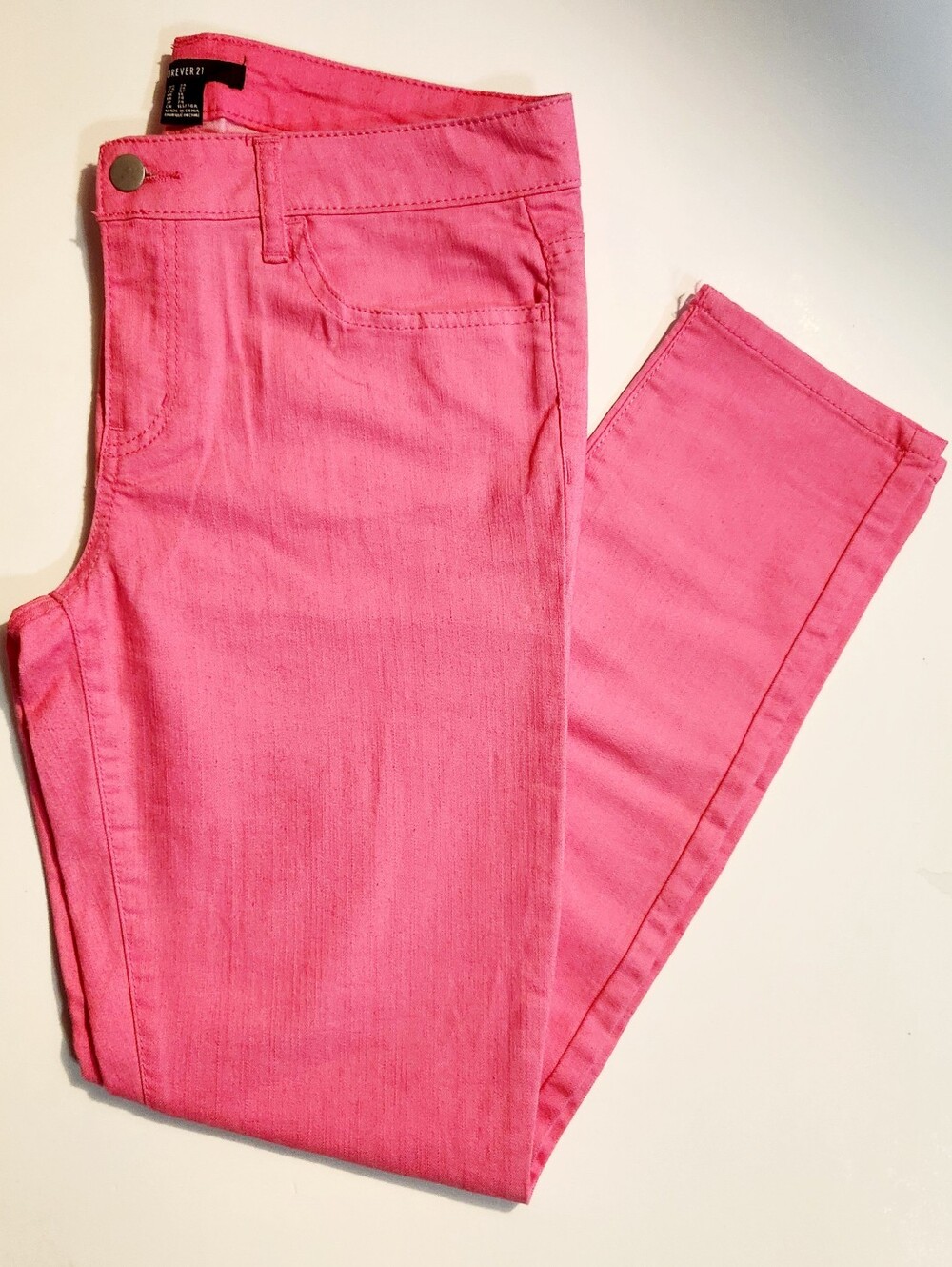 ❤️ Forever 21 Women's Pink Skinny Jeans Size: 29